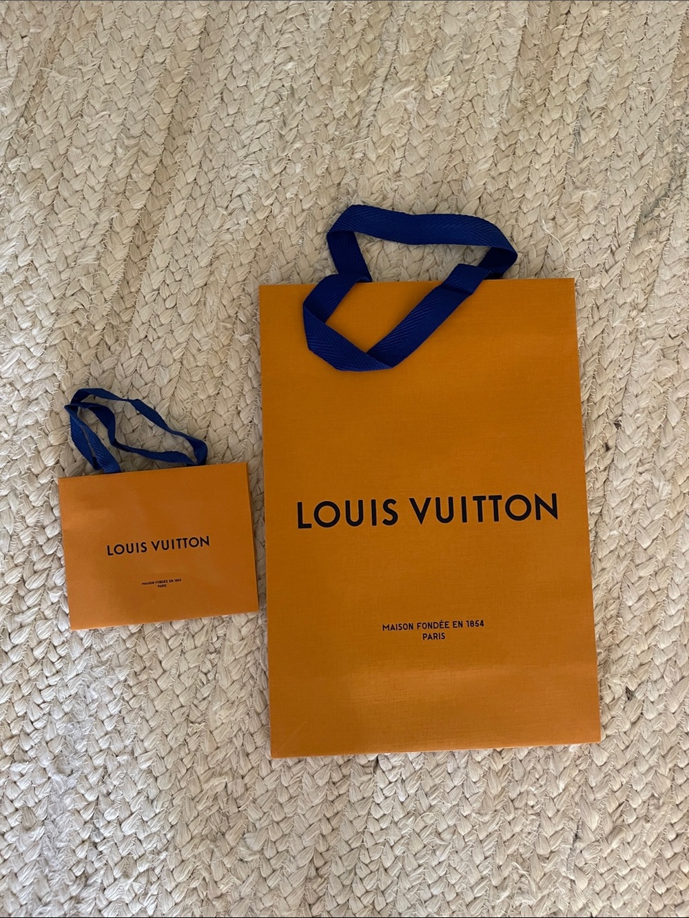 Louis Vuitton shopping bags